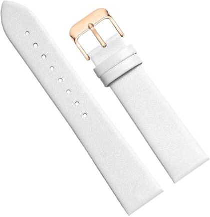 Chlikeyi Uhrenarmbänder aus weichem Leder, Herren- und Damen-Uhrenkette aus Rindsleder mit Dornschließe, 11-24mm, Farbe 10, 12 mm