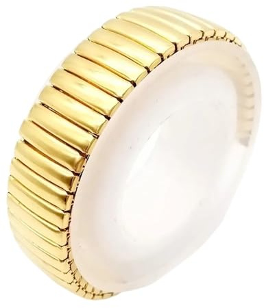 CKAKZTPTEV Uhr Elastische Feder Elastisches Uhrenarmband Elastisches Metall Elastisches Armband Vintage Uhrenkette