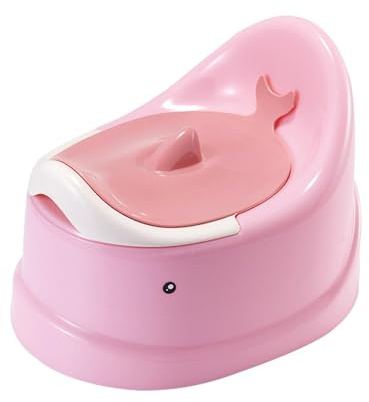 JIEBWCHA Pot D'entraînement Pour En-fants 30x23,5x21,5 Cm, WC Toilette Bébé, Dossier Haut Ergonomique, Conception Anti-éclaboussures