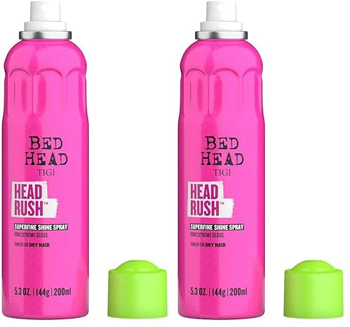Bed Head by Tigi Headrush Shine Haarspray für geschmeidiges, glänzendes Haar, 200 ml (Packung mit 2)