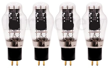 JEQGDLUI La valvola Audio valvolare 300B sostituisce Il Kit Amplificatore valvolare 300B Amplificatore Audio HiFi Fai da Te Corrispondenza di precisione a Quattro Vie(Black,4pcs Matched Quad)