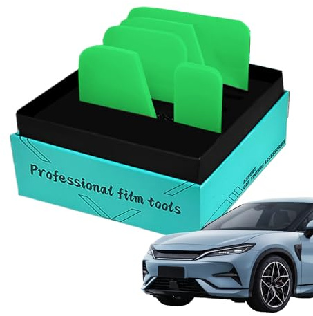 Espátula para Película de Ventana,Kit de Instalación para Vinilado de Vehículos - 5 Piezas para Película de Ventanas Exhibición Retail Moto Baño Hogar Auto Camión Uso Comercial