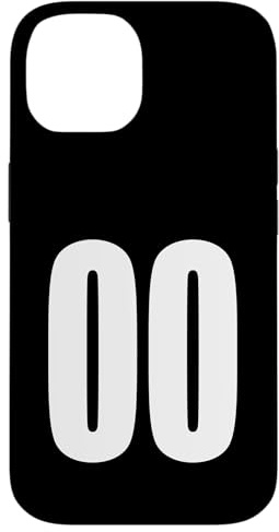 Numero Zero Zero #00 Uniforme Squadra Sportiva 00 Custodia per iPhone 14
