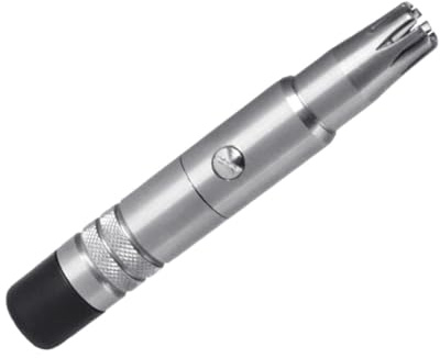 LRXIYODE Recortadora Manual de Vello Nasal para Hombres y Mujeres, Acero Inoxidable Plata Diseño Protector, Adecuado para Limpieza y Recorte Seguro