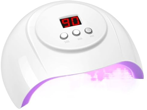 72 W UV-Nagellampe, professioneller Nageltrockner mit 24 LEDs und 3 Timern, schnelltrocknende Manikürelampe for Aushärten aller Nagelgele(S5)