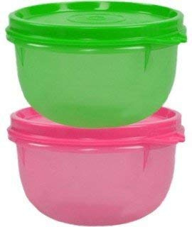 Tupperware bols/Tasses (Tropical Twins ronde) – 250 ml – Lot de 2
