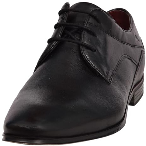 bugatti Morino, Zapatos de cordones derby, Hombre, Negro, 44 EU