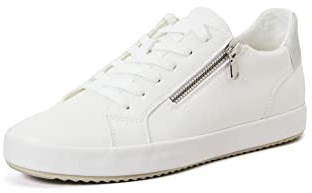 Geox D Blomiee A, Sneakers Donna, Bianco Optic White, 39 EU