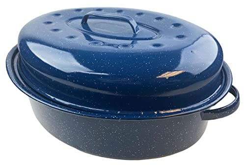 Granite Ware Limited Edition Oval Blue Roaster - 18