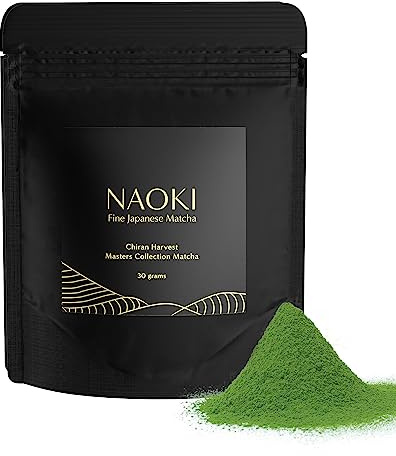 Naoki Matcha (Chiran Harvest Blend, 30g / 1.05 Oz) - Authentic Japanese Matcha Green Tea Powder Ceremonial Grade Matcha from Kagoshima, Japan