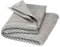 Disana WABEN-STRICKDECKE, 100% Bio-Merinowolle GOTS, IVN Best | kuschelweiche Decke mit Wabenmuster | Newborn Baby Kleinkind Kind Unisex | Made in Germany | Grau