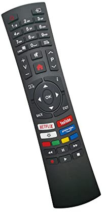 Replacement TV Remote Control for Bush/Vestel/Nordmende Smart TV LED LCD HDTV - No Setup Needed