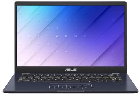 ASUS Laptop L410 Ultra Thin Laptop, Pantalla FHD de 14 pulgadas, Procesador Intel Celeron N4020, 4 GB RAM, 128 GB de almacenamiento, NumberPad, Windows 11 Home en modo S, 1 año Microsoft 365, Star