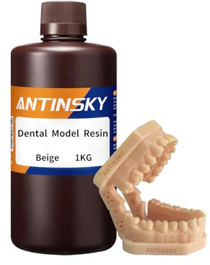 Antinsky Dental Formharz Dental Modell für DLP LCD Harz 3d Drucker 405nm 1kg Hohe Präzision und geringe Schrumpfung Hohe Temperatur