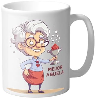 AR Regalos Taza Mejor Abuela del Mundo | Regalo para Abuela
