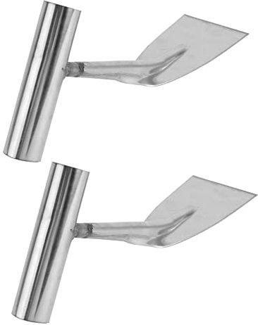 Supvox 2St Schaufel aus Edelstahl Handhacke für die Gartenarbeit Mini-Grubenhacke Stainless Steel inoxlm Schaufelschaufel Gartenschaufeln aus Edelstahl Metall Werkzeug Larve Kind