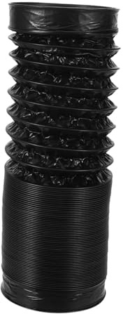 Uonlytech Flexible Aluminum Foil Dryer Vent Hose Kit, 100mm Diameter, Thickened Design for Sturdy Air Ducting and Hvac Ventilation, Suitable for Standard Home Dryer Vent