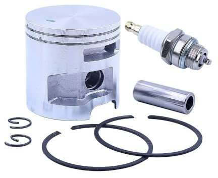 1 Satz 51 mm Kolbenringstiftsatz mit Zündkerze for Husqvarna 575XP 51 55 61 66 261 262 266 268 Kettensäge