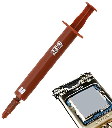 Pasta térmica, pasta térmica - 50 g de conductividad térmica para productos electrónicos, grasa térmica de silicona de pasta térmica de CPU para tarjetas gráficas, procesadores, GPU