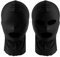 Tabanzhe Unisex Full Cover Hood Mask-2PCS Opened Mouth Show Eyes Face Mask Unisex Elastic Cosplay Costume Head Mask for Couple Games Party Role Playing Carnival Night