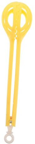 Homoyoyo Egg and Noodles Kitchen Tool Yellow Manual Egg Beater Whisk for Mixing Creative Kitchen