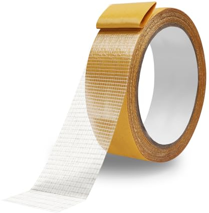Storystore Double Sided Tape Heavy Duty 50mm×20m Clear Mounting Tape | Super Sticky Double Sided Tape for Carpet, Wall, Floor, Mat and Craft