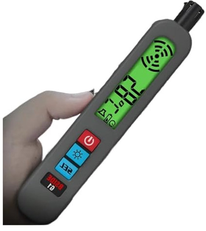 Detecteur de Gaz, Détecteur de Fuite de gaz Combustible Naturel Co2 Alcool Inflammable Analyseur de méthane GPL Alarme sonore Rechargeable Testeur PPM LEL