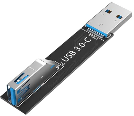 Adaptador avanzado USB 3.0 C tipo tarjeta de extensión macho a hembra, conexión y adaptación confiables de computadora USB 3.0 - Expansión USB de escritorio