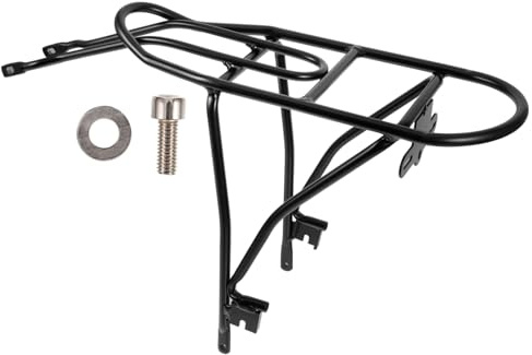 Fahrradgepäckträger Schwarz Hinten aus Aluminiumlegierung 20 Zoll