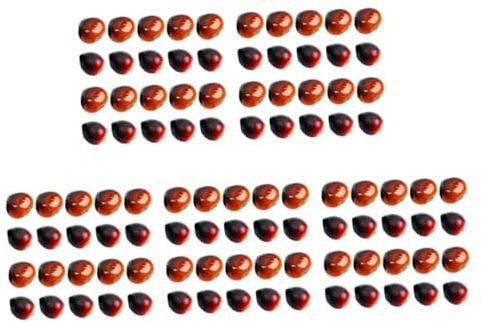 ABOOFAN 100 Stck. Teiliges Kastanien Ornament aus Künstlichem Schaumstoff Lebensechte Chinesische Kastanien Dekoration für Herbstdeko Fotografie Requisiten DIY Leichte Tisch und