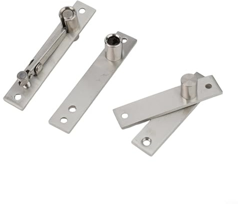 Niceminiwall Cerniera a scomparsa in acciaio inox 304 resistente, girevole a 360°, con perno telescopico, per porte segrete, porte in legno e sistemi di porte girevoli in