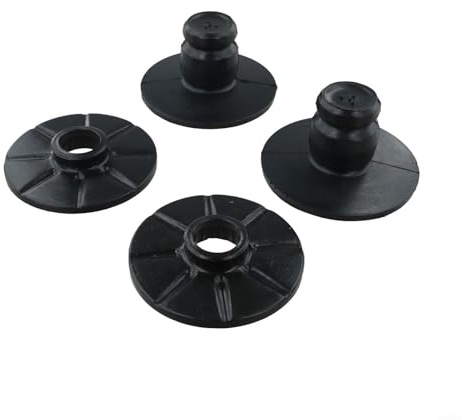 NbgrvB Set di piastre di arresto per molle ammortizzatori, colore nero, per Corsa, Zafira, e modelli OE 90576351