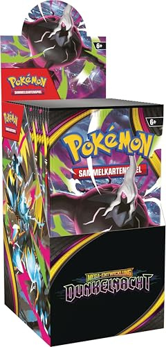 Pokémon-Sammelkartenspiel: Boosterpack-Display Mega-Entwicklung – Dunkelnacht (enthält 18 Boosterpacks)