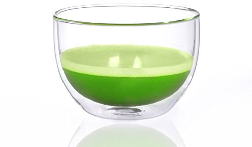 Aricola Bol à thé Matcha en Verre Thermique Double paroi 400 ML