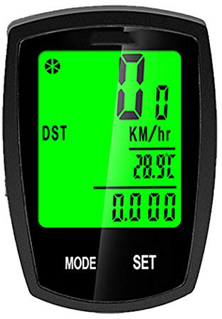 YMZ Bicycle Speedometer Wireless Luminous Touch Screen Speedometer Waterproof Cycling Computer Mileage Measurement Speed