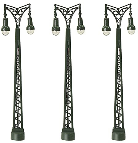 Evemodel 3Stk. Spur N Lampen 1:160 Leuchten Modellbahn Zug (71mm 2-LED)