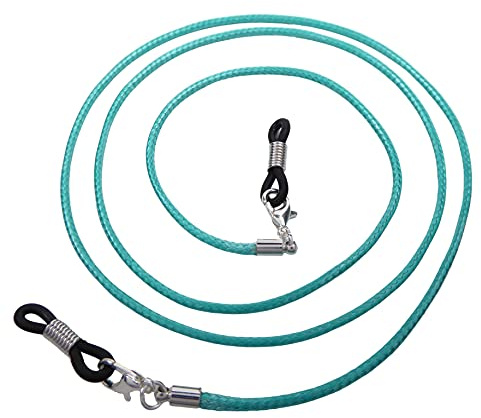 Hawhy Brillenband aus starkem 2mm Material in vielen modischen Farben für alle Arten von Brillen geeignet,mit extra Anti Rutsch Öse die hält