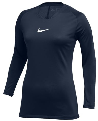 NIKE AV2610-410 Dri-FIT Park First Layer T-Shirt Women's Midnight Navy/White Size XS