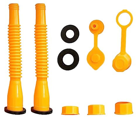Fogfar Kit di 9 ugelli universali antiscivolo per bombola del gas, kit con tappo esagonale contiene: 2 tubi, 2 distanziatori spessi, 1 tappo per ugello, 2 tappi per bombola del gas, 2 tappi di sfiato