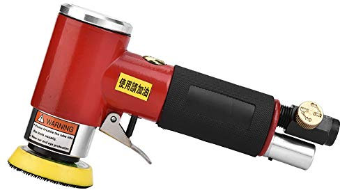 Ponceuse Orbitale Aléatoire De 5,1 Cm Ponceuse De Détail Mini Polisseuse Ponceuse à Air, Ponceuse à Air Pour Travail De Carrosserie Ponceuse De Polissage Excentrique Avec Patin De Ponçage De 7,6 Cm