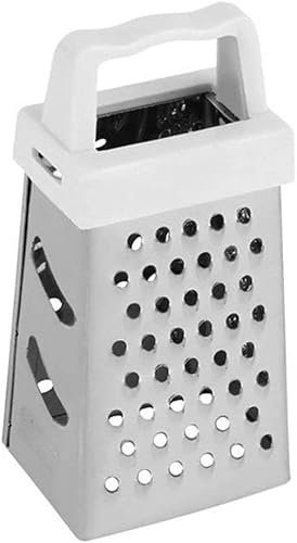 Silver Kitchen Craft Mini-Reibe, vierseitig, 6 cm, robust und kostengünstig, schön, Handreibe, Reibeisen, Küchenutensilien und Gadgets für Karotten raspeln