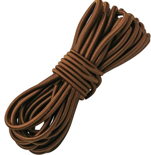 Huouo - 1/4 Bungee Cord, 50 ft Marine Grade, Brown