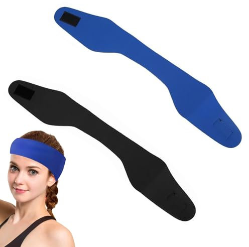 YIZWINS 2 Pezzi Tappi orecchie piscina Fascia da Nuoto Fascia Auricolare Fascia da Nuoto Regolabile, Tappi Orecchie Piscina, Nuoto Accessori, Fascia in Neoprene Regolabile per Nuotare