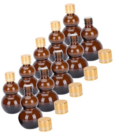 Mikinona 10pièces Bouteilles Miniatures Lot De Flacons Gourd Pratiques Et Étanches Pour Et Cosmétiques