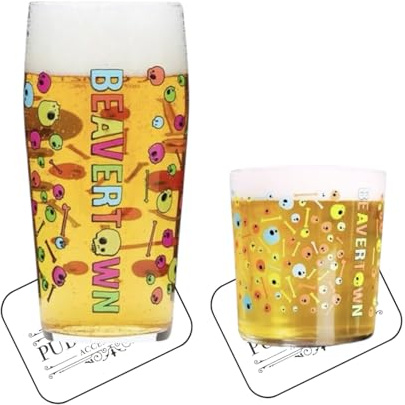 Laurie's Pub and Bar Accessories | Beavertown Pint and Half Pint Beer Glasses