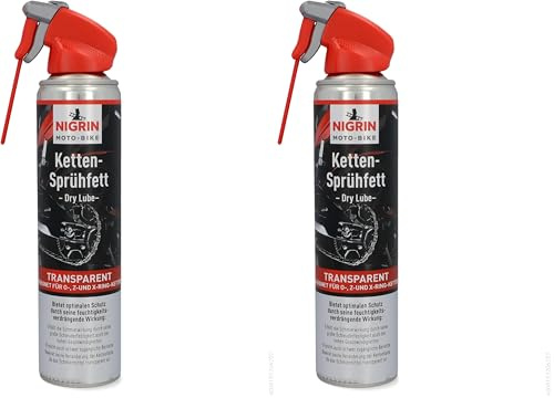 NIGRIN 20620 - Spray per Catena Moto, 400 ml (Confezione da 2)