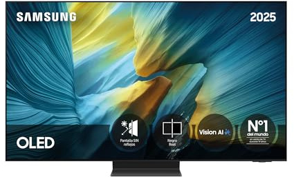 Samsung TV 77 Pouces OLED S95F 4K Smart TV avec Vision AI, écran sans Reflets avec Glare Free et Motion Xcelerator 165 Hz