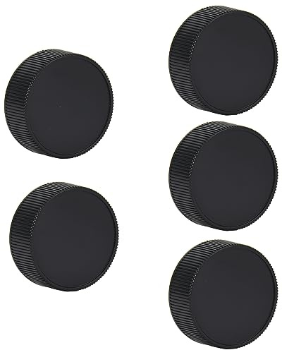 Rankomu Lot de 5 capuchons de protection arrière en plastique pour appareil photo Leica M M6/7/8 LM, compatible avec objectif standard, design facile à utiliser