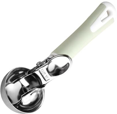 Fruit Portioner Spoon and Ball Shape | Cookie Dough Spoon with Non-Slip Handle | Ergonomic Handle for Ice Cream Maker, Confectionery, Dough, Bites and Cupcakes