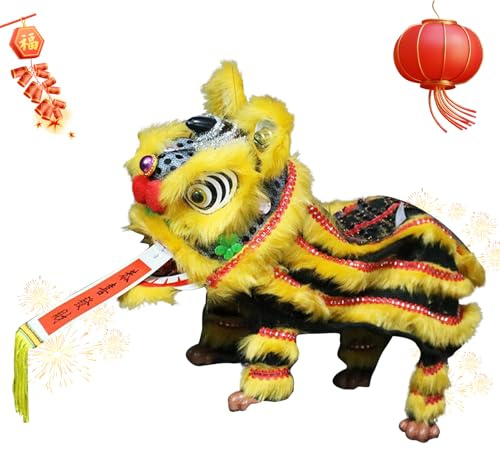 Traditionelle Chinesische Marionette | Löwentanz Hand Fadenpuppe - Kulturelles Spielzeug Künstlerisches Design für Feste Schule Klassenzimmer Lokales Theater Aufführungen Familienfeiern